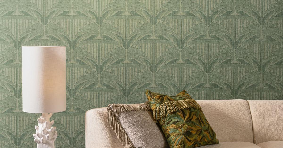 Room install — Agra Okra in a full room setting